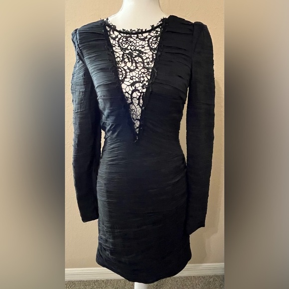 Free People Black Label ‘Look of Love’ Black Ruched Dress - Picture 3 of 9